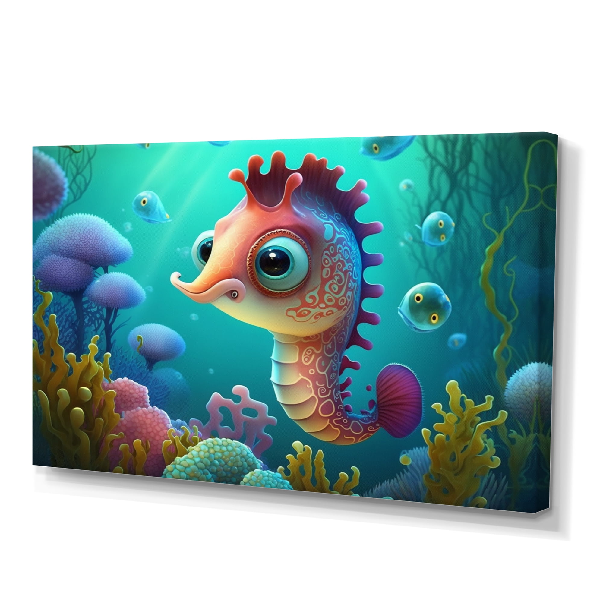 Designart Under The Sea II Canvas Wall Art