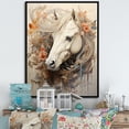 thumbnail image 1 of Designart "Unicorns In Simplistic Art I" Unicorns Floater Framed Wall Decor, 1 of 5