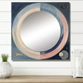 thumbnail image 1 of Designart "Universal Flourishing Pastel Accordance II" Abstract Spirals Beige Large Square Mirror - Square Bedroom Mirror Printed Wall Decor - Transitional Square Printed Wall Mirror Art, 1 of 5