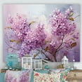 thumbnail image 1 of Designart "Unveiled Beauty Of Lilacs I" Lilacs Canvas Wall Art, 1 of 7