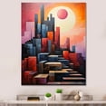 thumbnail image 1 of Designart "Unveiled Sunsets At Monuments I" Monuments Canvas Art Print, 1 of 7