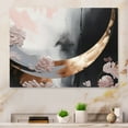 thumbnail image 1 of Designart "Unveiling Reverie in Rose Gold II" Abstract Floral Metal Wall Art Prints, 1 of 4