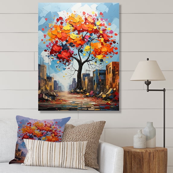 Designart "Urban Art Baobab" Tree Baobab Canvas Prints