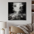 thumbnail image 1 of Designart "Urban Contrast Expressions II" Road Floater Framed Canvas Art Print, 1 of 5