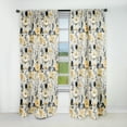 thumbnail image 1 of Designart "Urban Fern Wanderer I" Floral Blackout Curtain Single Panel, 1 of 4