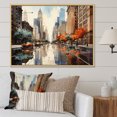 thumbnail image 1 of Designart "Urban Heights with Skyscrapers III" Cityscapes Floater Framed Wall Decor, 1 of 7