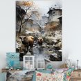 thumbnail image 1 of Designart "Urban Visits Of Yaks I" Yaks Canvas Prints, 1 of 7