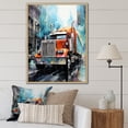 thumbnail image 1 of Designart "Urban Warrior of the Highways Semi Truck III" Truck Floater Framed Wall Decor, 1 of 7