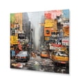 thumbnail image 1 of Designart "Urban composition I" Abstract Collages Metal Art Print, 1 of 1