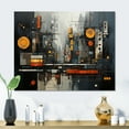 thumbnail image 1 of Designart "Urban flow" Abstract Collages Metal Art Print, 1 of 5