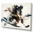 thumbnail image 1 of Designart Usa Hockey Player In Action VI Canvas Wall Art, 1 of 5