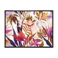 thumbnail image 1 of Designart 'VIntage Tropical Flowers III' Traditional Framed Canvas Wall Art Print, 1 of 5