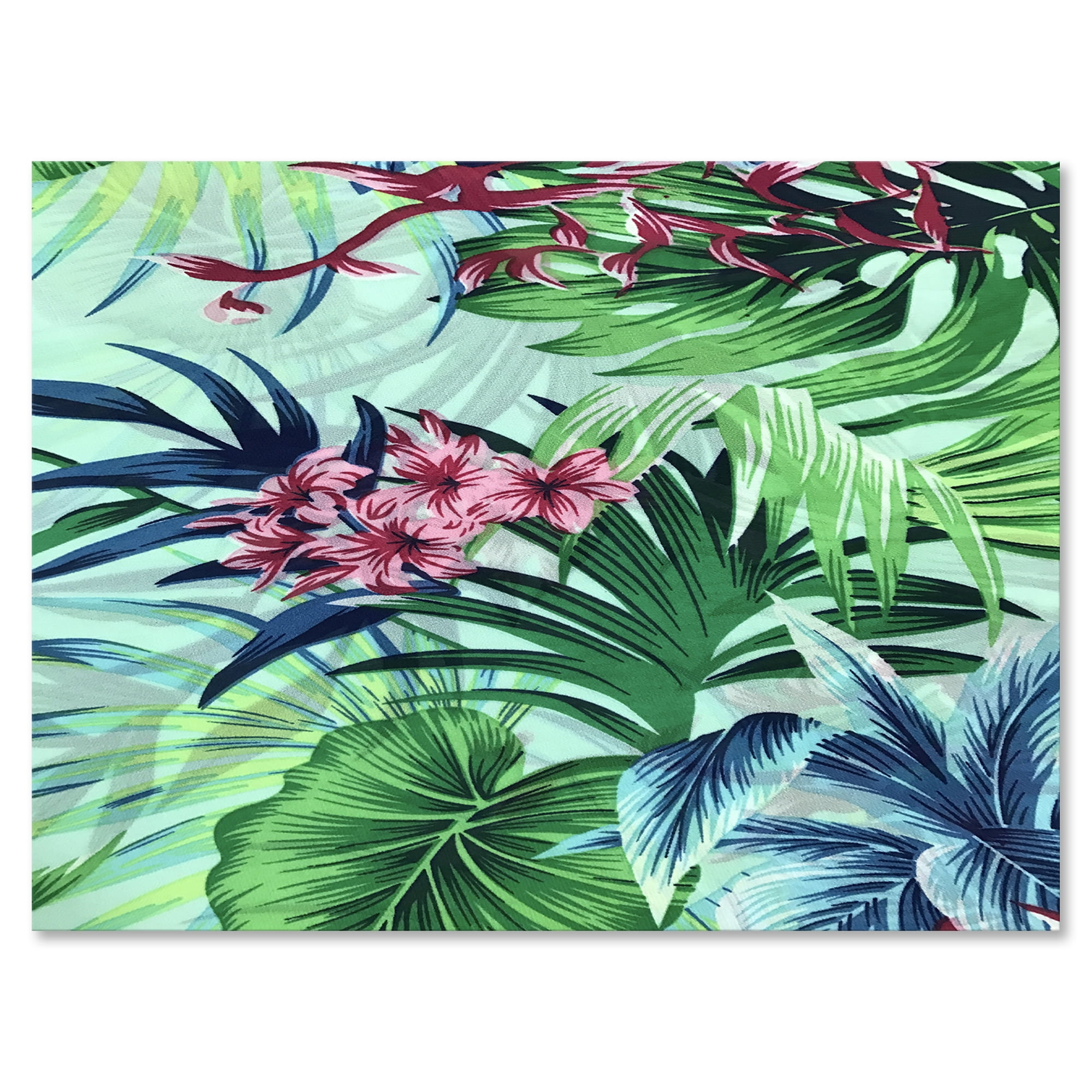 Designart ' VIntage Tropical Flowers VI ' Traditional Canvas Wall Art Print