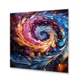 thumbnail image 1 of Designart "VORTEX" Abstract Spirals Metal Wall Art, 1 of 5