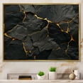 thumbnail image 1 of Designart "Veins Of Molten Volcanic Lava II" Volcano Floater Framed Wall Decor, 1 of 5