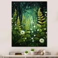 thumbnail image 1 of Designart "Verdant Abundance Ferns Plant wall decor III" Floral & Botanical Canvas Print, 1 of 5
