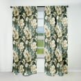 thumbnail image 1 of Designart "Verdant Elegance I" Floral Blackout Curtain Single Panel, 1 of 4