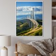 Designart "Viaduct Bridge Sunrise in Italy with Blue Tones III