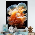 thumbnail image 1 of Designart "Vibrant Anemone Reef II" Coastal Coral Under Water Floater Framed Wall Art Living Room, 1 of 5