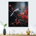 thumbnail image 1 of Designart "Vibrant Bird Portrait I" Animals Bird Metal Art Print, 1 of 5