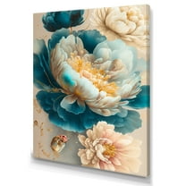 Designart Vibrant Floral Bunch III Canvas Wall Art