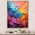 thumbnail image 1 of Designart "Vibrant Oscillations In Multicolor Op Art" Op Art Floater Framed Canvas Prints, 1 of 5