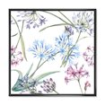 thumbnail image 1 of Designart 'Vibrant Summer Wildflowers On White II' Traditional Framed Canvas Wall Art Print, 1 of 5