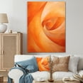 thumbnail image 1 of Designart "Vibrant Tangerine Coil" Abstract Spirals Canvas Wall Art, 1 of 7