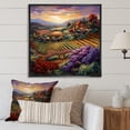 thumbnail image 1 of Designart "Vibrant Vineyard Liquid Canvas" Vineyard Floater Framed Canvas Wall Art, 1 of 5