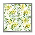 thumbnail image 1 of Designart 'Vibrant Yellow Summer Wildflowers On White' Traditional Framed Art Print, 1 of 4