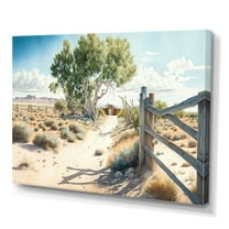 Designart View Of The Pasture III Canvas Wall Art