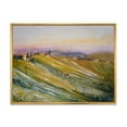 thumbnail image 1 of Designart 'Vineyard At Morning In Tuscany Italy' Country Framed Canvas Wall Art Print, 1 of 5