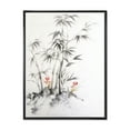 thumbnail image 1 of Designart 'Vintage Black and White Bamboo III' Traditional Framed Canvas Wall Art Print, 1 of 5