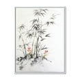 thumbnail image 1 of Designart 'Vintage Black and White Bamboo III' Traditional Framed Canvas Wall Art Print, 1 of 5