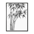 thumbnail image 1 of Designart 'Vintage Black and White Bamboo' Traditional Framed Canvas Wall Art Print, 1 of 5