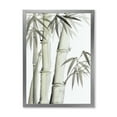 thumbnail image 1 of Designart 'Vintage Black and White Bamboo V' Lake House Framed Art Print, 1 of 4