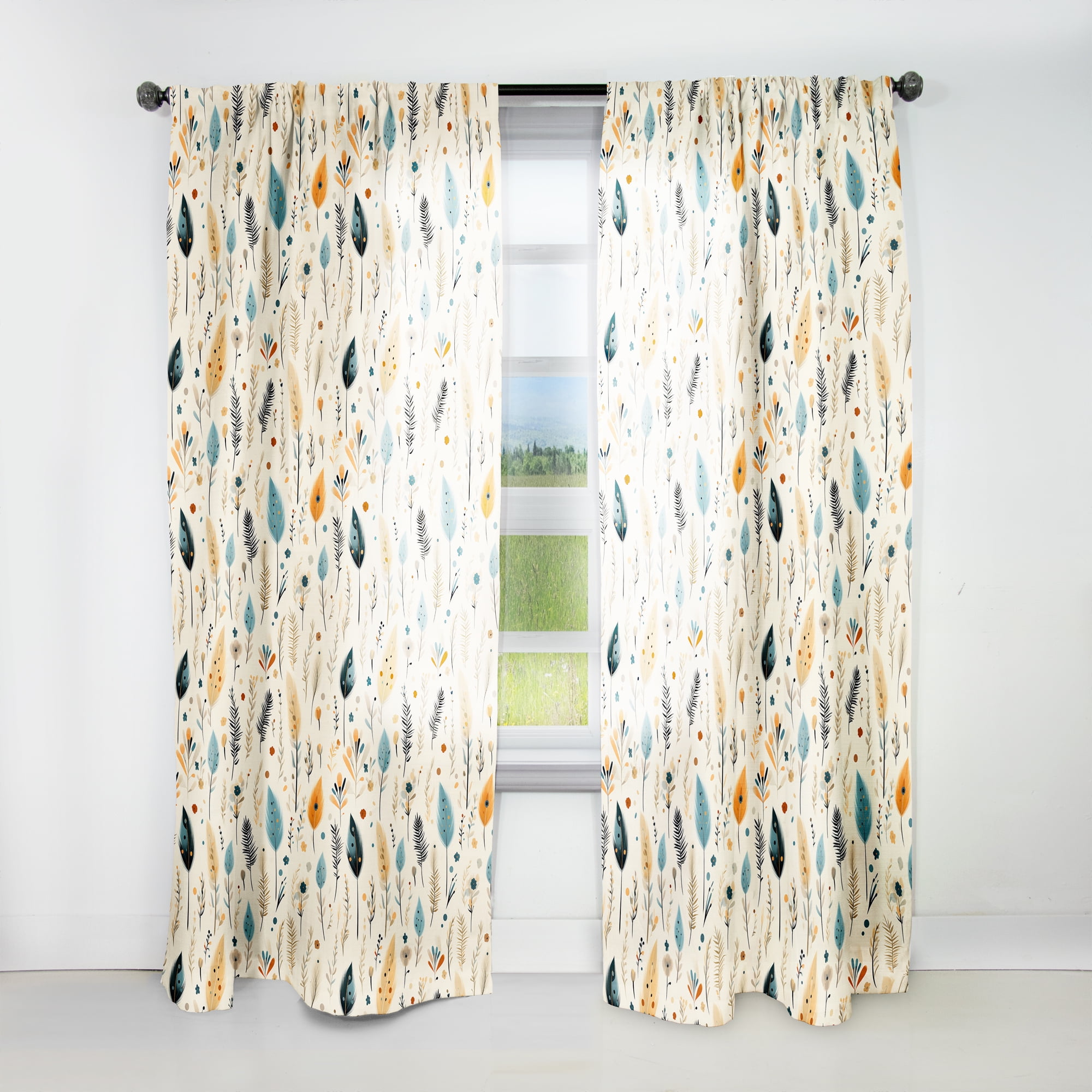 Boho Surfer Curtain Panel main image 0