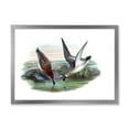 thumbnail image 1 of Designart 'Vintage Countryside Two Birds In Lake' Farmhouse Framed Art Print, 1 of 4