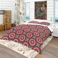 thumbnail image 1 of Designart 'Vintage Decorative Elements' Bohemian & Eclectic Duvet Cover Set, 1 of 4