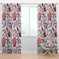 thumbnail image 1 of Designart 'Vintage Decorative Elements With Pattern' Bohemian & Eclectic Blackout Curtain Panel, 1 of 4