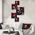 thumbnail image 1 of Designart "Vintage Lady In Stylish Red I" Fashion Woman Metal Wall Decor Set, 1 of 5
