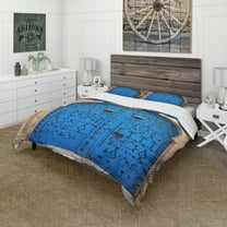 Designart 'Vintage North African Door' Vintage Duvet Cover Set