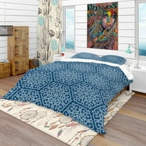Designart 'Vintage Pattern' Vintage Duvet Cover Set
