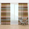 thumbnail image 1 of Designart 'Vintage Patterns' Traditional Curtain Panel, 1 of 4