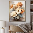 thumbnail image 1 of Designart "Vintage Sepia-Toned Pansies In An Embrace" Pansies Floater Framed Canvas Prints, 1 of 5