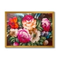 thumbnail image 1 of Designart 'Vintage VIbrant Yellow and Red Flower Still Life III' Traditional Framed Art Print, 1 of 4