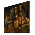 thumbnail image 1 of Designart 'Vintage Wine Cellar' Traditional Print on Natural Pine Wood, 1 of 3