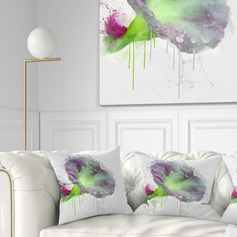 Watercolor floral throw pillows shop