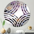 thumbnail image 1 of Designart "Vision of Enchantment" Orchids Baptist Fan Round Wall Mirror - Floral Oval Printed Decorative Mirror - Multiple Color Options, 1 of 5