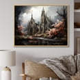 thumbnail image 1 of Designart "Vision of Neo Ecclesiastic Church in Black II" Spiritual Framed Wall Art - Cabin Black Church Bedroom Framed Canvas Wall Art, 1 of 6